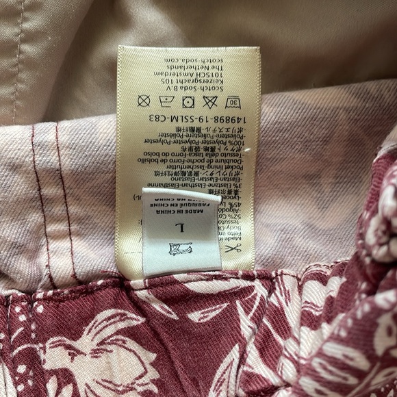 Scotch and soda cropped pants with waist tie - Picture 5 of 14